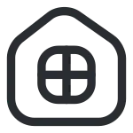 Home Hashtag SVG Icon
